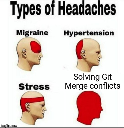 GitKraken's tweet photo. Facing #code clash? Follow these 5 tips for harmonious #merges:

1️⃣ Analyze conflict 🕵️
2️⃣ Pull before push ✅
3️⃣ Use visual tools 👀
4️⃣ Communicate with teammates 🤝
5️⃣ Test thoroughly 🚀

#MergeConflict #CodingHumor #CodingMeme #Git #Coding #DevHumor
https://t.co/qW4p87S4Wj https://t.co/n7WDZzt1I6