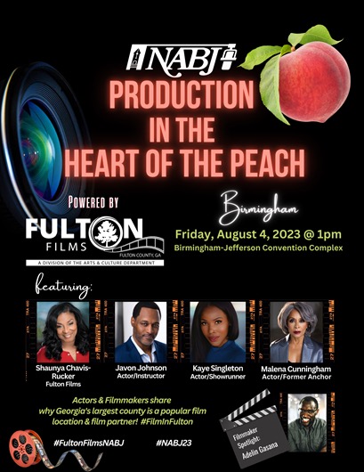 AdelinGasana's tweet image. See you at 2023 @NABJ! Thankful for the spotlight @FultonFilmsGA @aabjorg 🙏🏾 🙌🏿 🌟
#NABJ23 #NABJ #ATL #Atlanta #Georgia #FultonFilms #AABJ