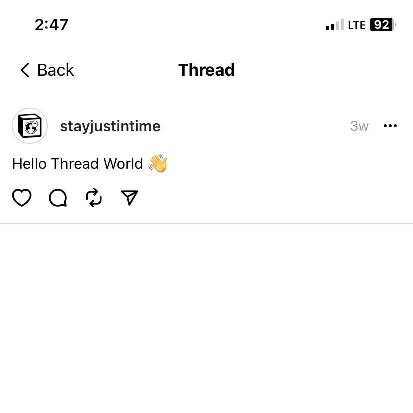 stayjustintime's tweet image. Hello Threads world!! Be sure to check us out :)

#Threads #Instagram #TechTok #Facebook #Meta #Twitter #Apps #IGThreads #Zuckerberg #SmallBiz #SmallBusiness #MarkZuckerberg #ElonMusk #Marketing #DigitalMarketing #fyp #JustInTime #StayJustInTime #NewTwitter