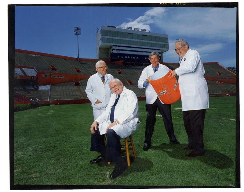 uspto's tweet photo. Nearly 60 years after Dr. James Cade’s invention @Gatorade made a splash on the football field, his daughter Phoebe and the @CadeMuseum continue his legacy by encouraging 'inventivity' for all Americans. Read more: https://t.co/HBePbKzbcc #JourneysOfInnovation https://t.co/FHxBzlX35C