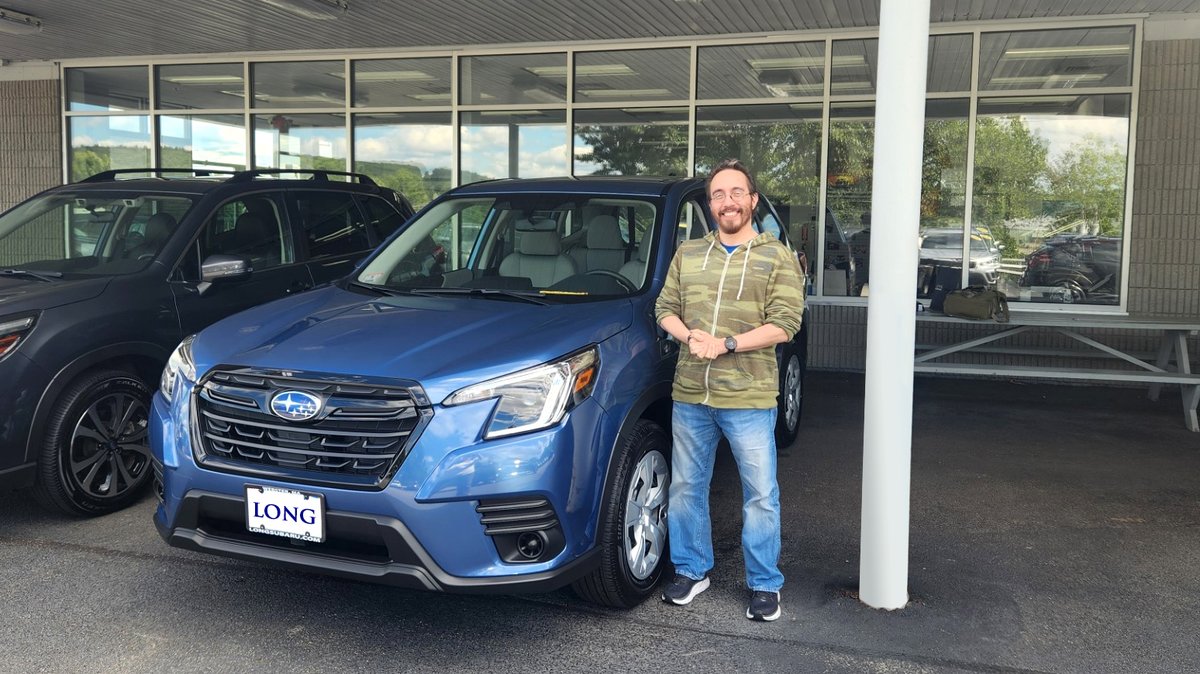 Congratulations David on your new #SubaruForester from sales consultant Mike Taverna here at Long Subaru! #LONGSubaruDriver #SubaruSummer