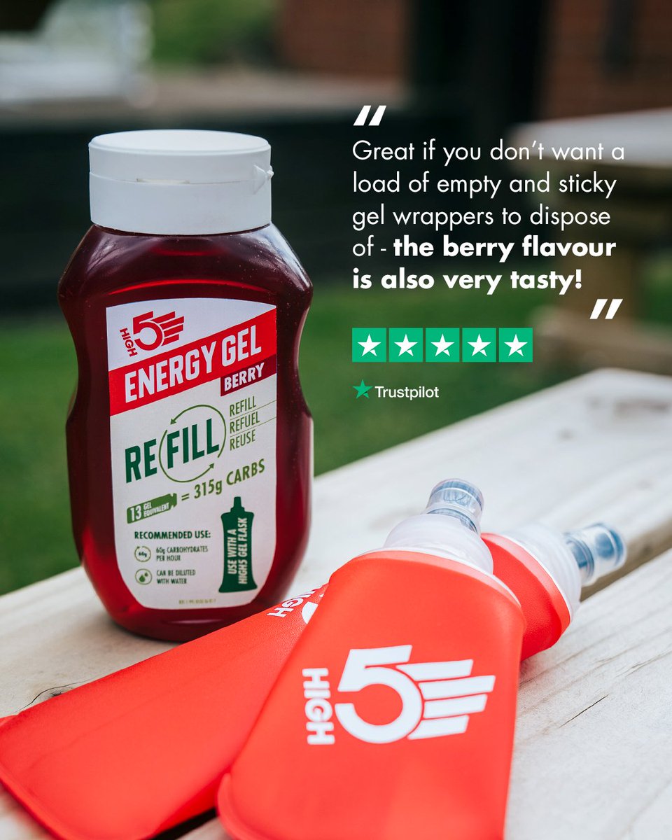 Fuel your adventures with our Energy Gel Refill! 💥 Discover why customers are raving about its taste and benefits. 💪 #CustomerReview #EnergyBoost #HIGH5fuelled #thatHIGH5feeling