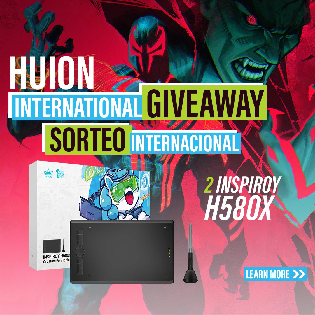 pkblitz's tweet photo. ‼️GIVEAWAY TIME‼️

INTERNATIONAL GIVEAWAY in collab with Huion! Join to win a H580X. To enter, just like ❤️, RT and follow me + @HuionEspanol

SORTEO INTERNACIONAL en colaboración con Huion! Puedes ganar una H580X. Para participar, dale ❤️, RT y sigueme a mí y a @HuionEspanol https://t.co/9ZqZ9MNzTi