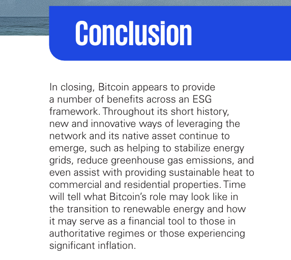 Remarkable report from <a href="/KPMG/">KPMG</a> touting Bitcoin's positive impact on the environment and global society, and explaining its decentralized governance

As I've said: Bitcoin is -- pound-for-pound -- the best ESG investment

advisory.kpmg.us/articles/2023/…