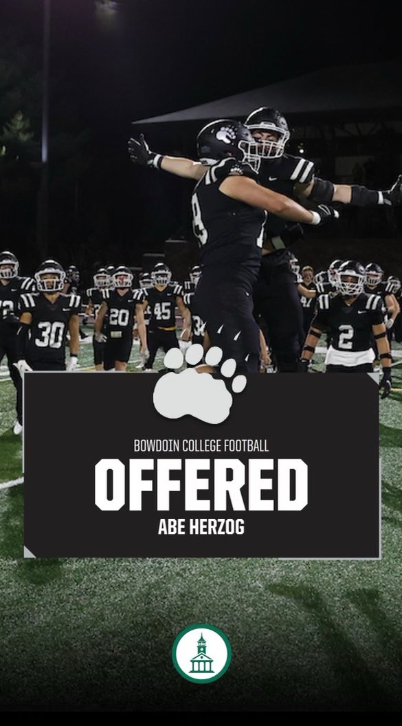 AbeHerzog's tweet photo. After a great phone call with @CoachBJHammer I am grateful to receive an offer from Bowdoin College! @Coach_Hobbins @CoachWestonBC 
@TheBKLYNFC @PolyBlueDevils https://t.co/Hejoolocw4