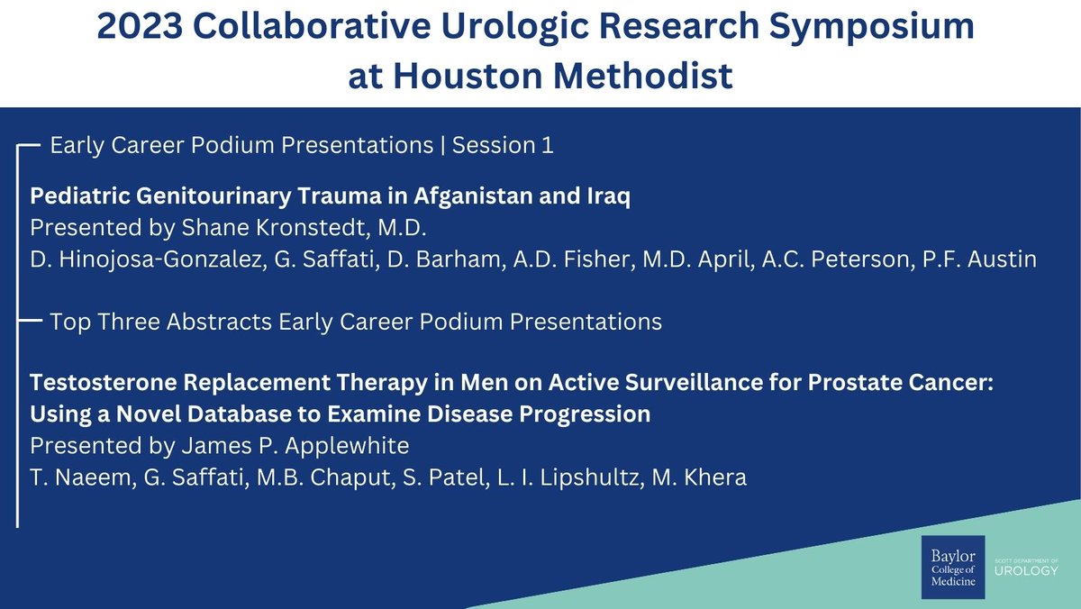 BCM Department of Urology tweet media