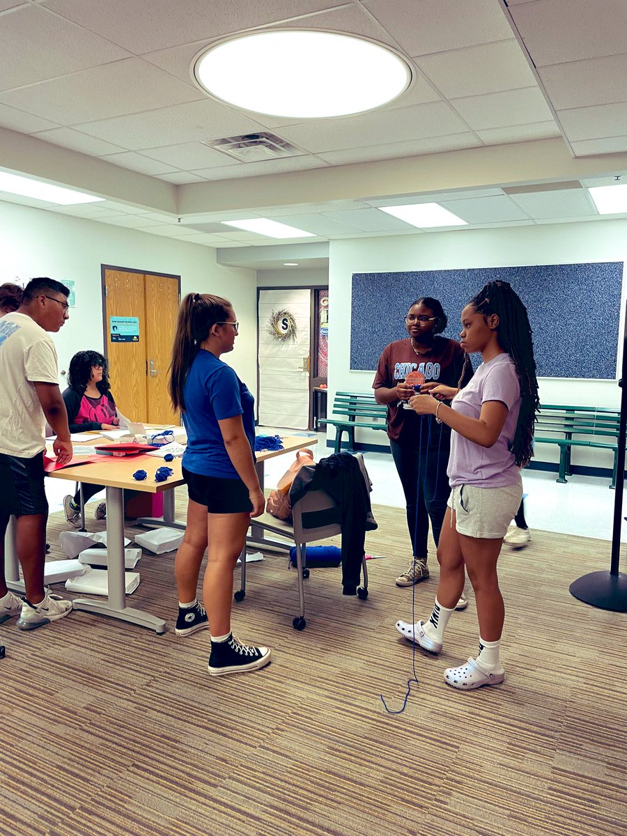 LHSJayCrew's tweet photo. Jay Crew officers had training today to lead Jay Crew members the next 2 days! PLUS shout out to sophomore deputies that helped organize all training day folders and signs 🙌 @lhsjays We are so excited to meet the Class of 2027 on Transition Day August 18th🙌 #lpsleads https://t.co/l3rX7YFqpK