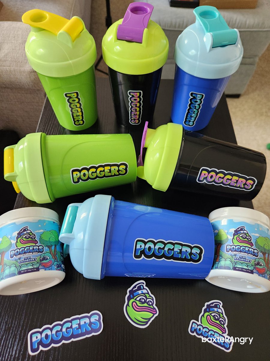 baxteRAngry's tweet photo. Got shaker cups? Got myself another order from my friends @DrinkPOGGERS.🐸 What a line up.😳 If you want to get yourself some to use code BAXTERANGRY at checkout.
@AngryArmyAA
#AngryArmy 👊🏻😡 #TeamAngry
Have fun, play ANGRY!
Live, Laugh, SMASH! https://t.co/5tU0pcvEb0