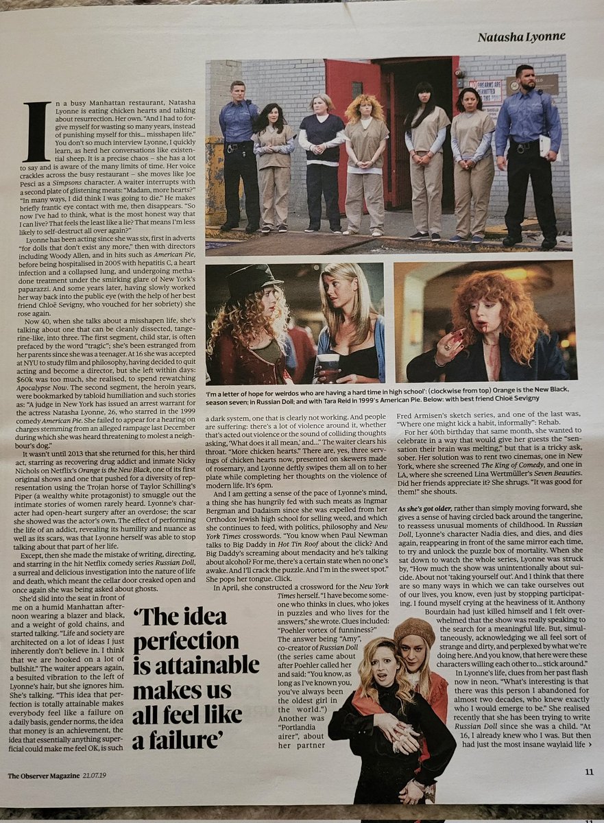 ginn233's tweet photo. #natashalyonne #theobservermagazine #buildforhope #queenlyonne

I post these also for the fans who don't have a chance to read paper copies of lyonne mags. ♥️ https://t.co/xqJTuns562