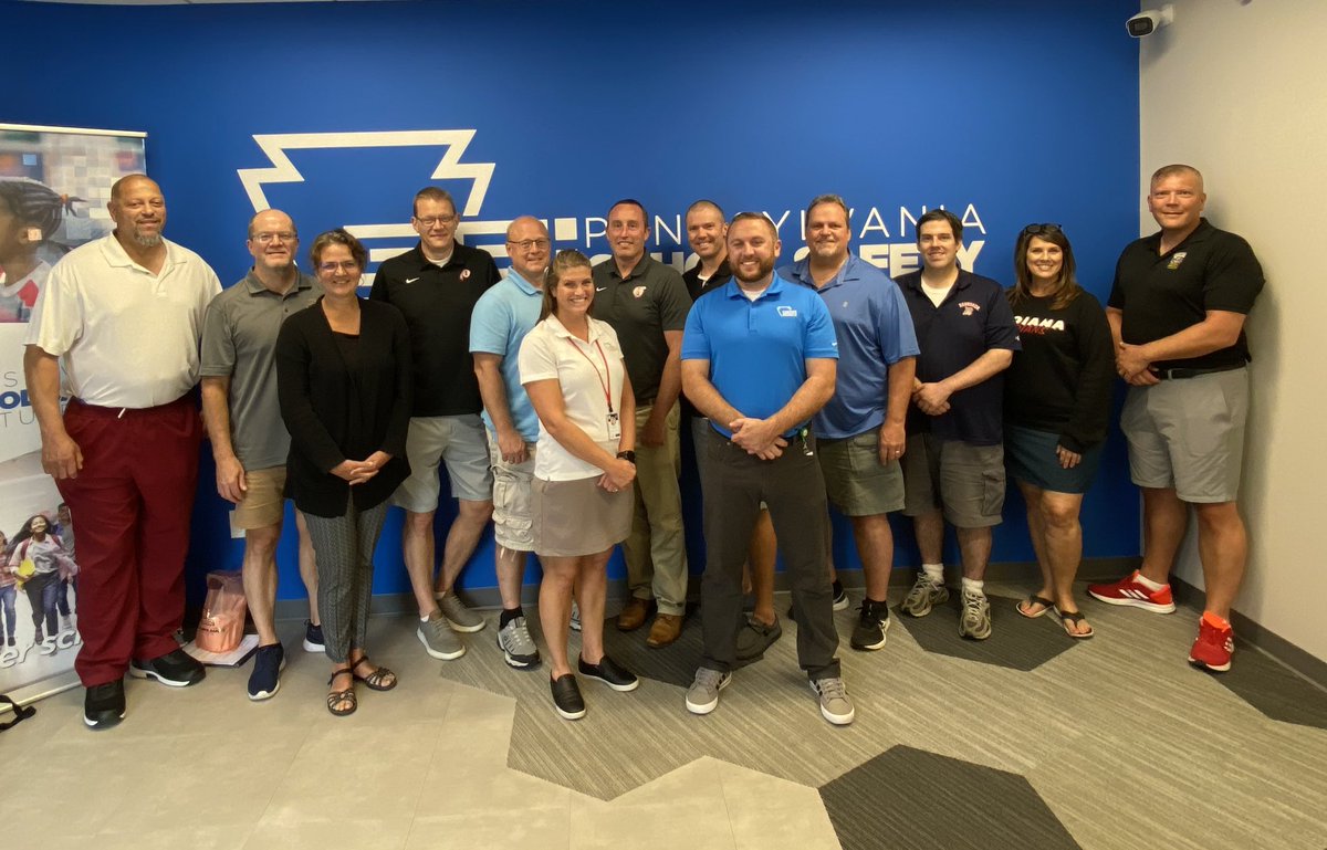 IndianaAreaSD's tweet photo. Our Administrative Team, Student Resource Officer, &amp; @IndianaBorough Police Chief attended The Pennsylvania School Safety Institute (PennSSI) to learn more about fostering safe &amp; secure school communities through participation in immersive scenarios &amp; classroom trainings. @PSBA https://t.co/qQwNrzof01
