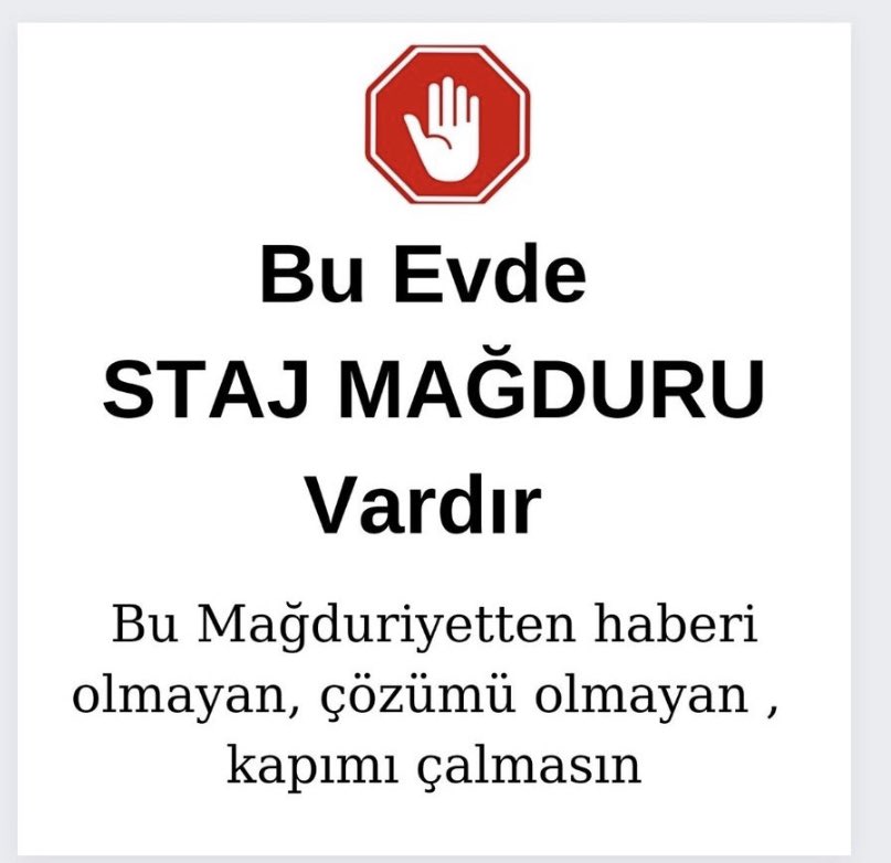 #ÇırakVeStajyerAdaletBekliyor
@RTErdogan @dbdevletbahceli @saffetsancakli @arzuerdemDB @Onuronal_ @muhammetalpere4 @ErbakanFatih @Mustafa_Destici 
@OnderAksakal