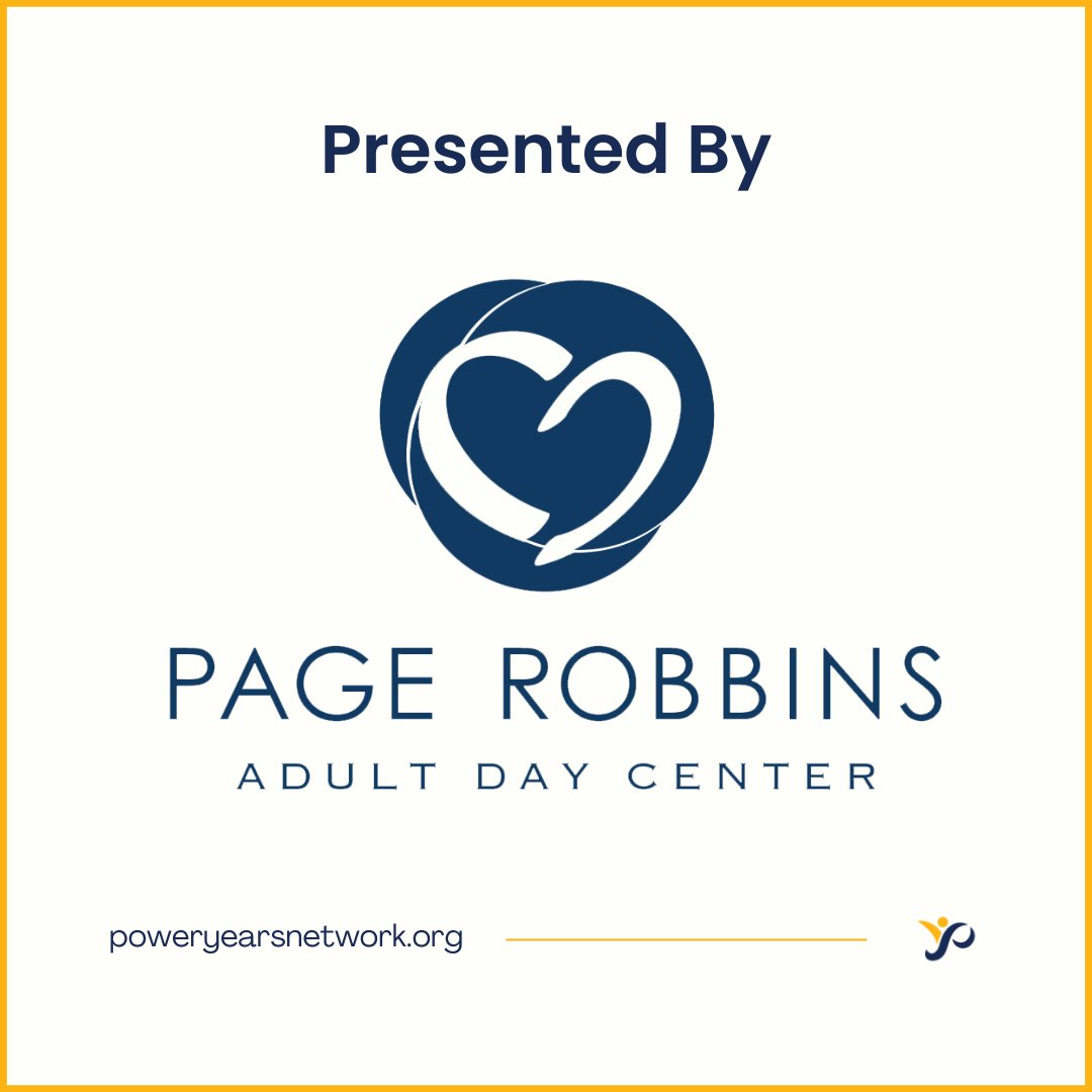 ThePowerYears's tweet photo. Caring Connections: The Vital Role of Adult Day Centers for Memory Loss Support presented by Page Robbins

Register Here: https://t.co/QZ9Ix8cEj7
#PowerYears https://t.co/okhkK4WIMl