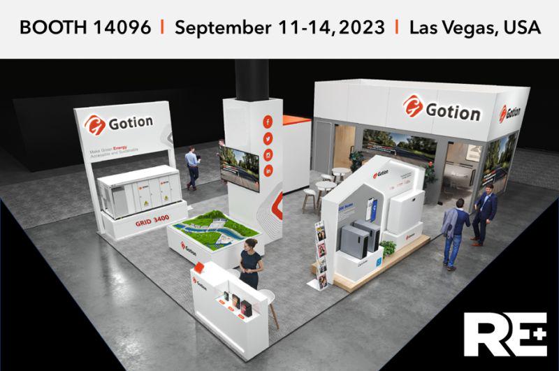 Gotion48660's tweet photo. Gotion is all set for RE+ in Las Vegas. Weโll be displaying new DC battery container solutions and new battery cells, modules, and racks, all helping increase energy efficiency and reduce emissions. Hope to see you in Vegas! #renewableenergy #replustech https://t.co/hDNgHk4g9g