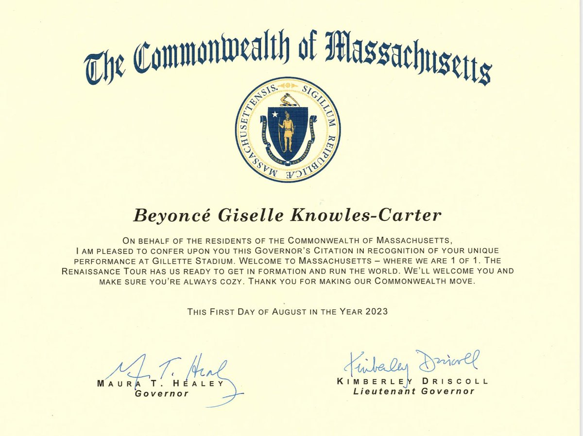 Please do not be alarmed. 
Remain calm. 
Do not attempt to leave the dance floor. 

<a href="/Beyonce/">BEYONCÉ</a> is playing <a href="/GilletteStadium/">Gillette Stadium</a> tonight. Bring the energy and get ready to move 🐝🪩