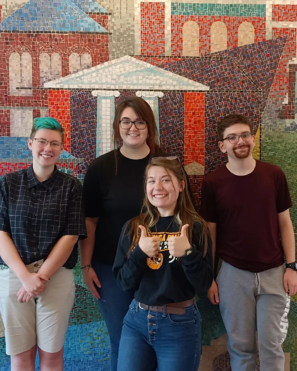 Happy August! We are proud to announce our Exec team for this upcoming year: Katy Spinner as President, Emily Schrembeck as VPM and the Keeper, Will Dunphy as Treasurer and Secretary, and Ari Alcorn as VPS and FoF Liaison. Stay tuned for upcoming events 🩵🤍