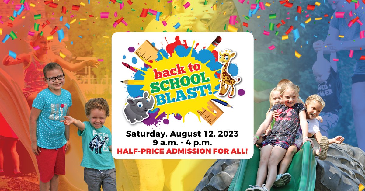 RollingHillsZoo (@rhzoo) on Twitter photo Join us for one last BLAST before school starts for #BacktoSchoolBlast at #RollingHillsZoo presented by <a href="/KansasGas/">Kansas Gas Service</a>, Sat, Aug 12, 9-4. 1/2-PRICE admission! Bounce house & water slide, keeper & animal encounters, sno cones ($), snacks ($), tram rides ($), & MORE! #VisitSalina Join us for one last BLAST before school starts for #BacktoSchoolBlast at #RollingHillsZoo presented by <a href="/KansasGas/">Kansas Gas Service</a>, Sat, Aug 12, 9-4. 1/2-PRICE admission! Bounce house & water slide, keeper & animal encounters, sno cones ($), snacks ($), tram rides ($), & MORE! #VisitSalina