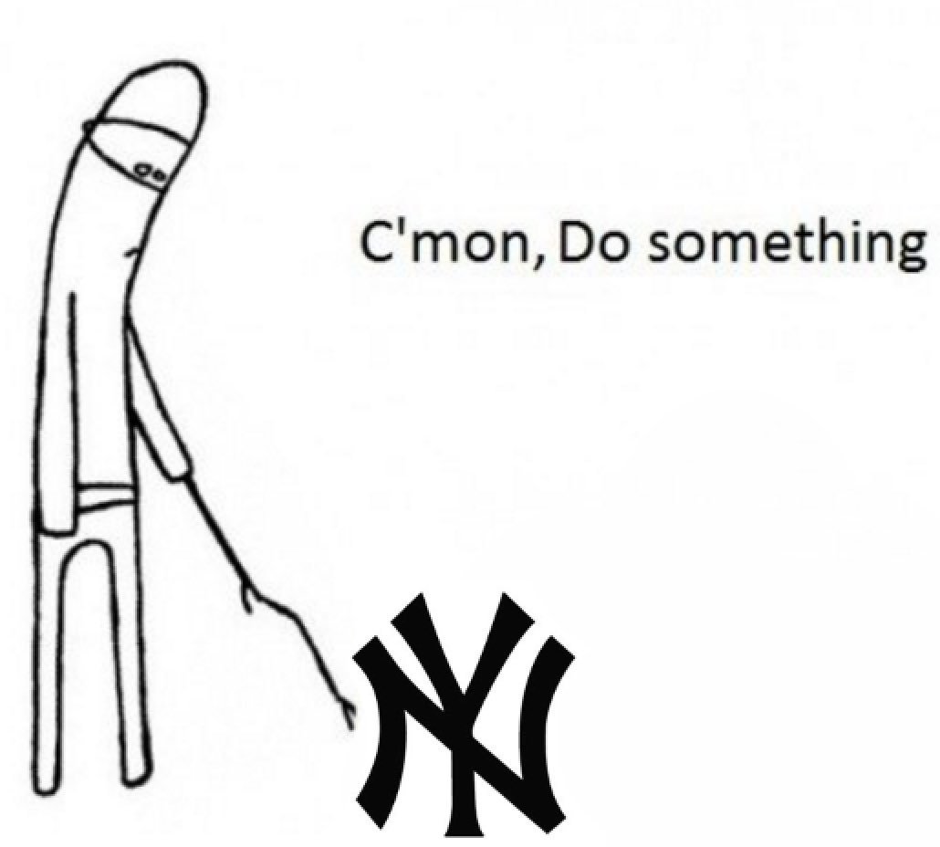 graigwhelan's tweet photo. BREAKING: Cashman not making trades. Instead will buy the entire team custom golf clubs for Oct 2 when the #Yankees season ends. #MLBTradeDeadline #whyarewehere #dosomething https://t.co/uY91uhR6we