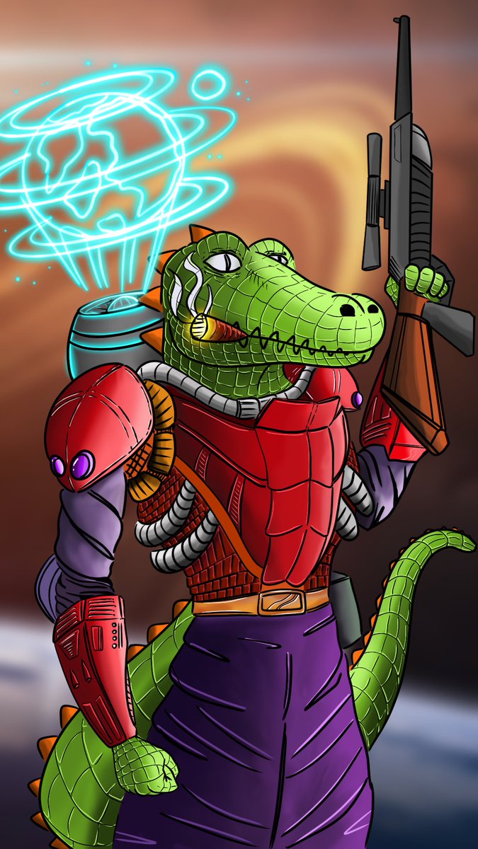 eclipse_blue's tweet image. Cocodrilo guerrero