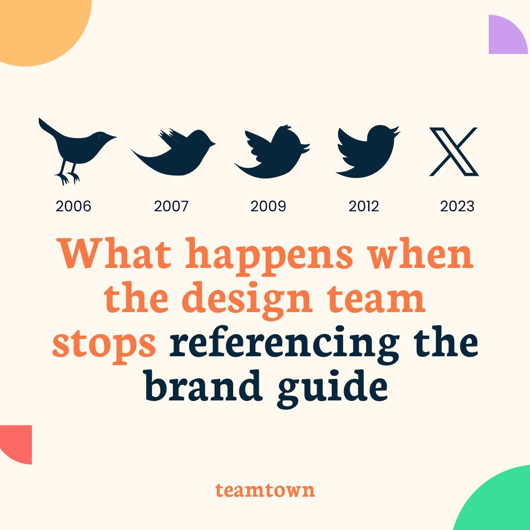 tryteamtown's tweet photo. Get your brand guides in order! 

A robust brand guide that your team can always lean on will pay huge dividends in the long run. 🧵 https://t.co/JmezMuSgKX