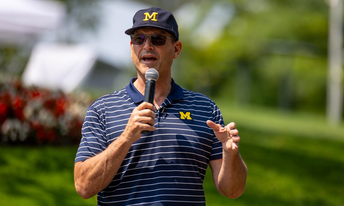 ChampCircleUofM's tweet image. The inaugural Champions Circle™ Golf Classic feat. Jim Harbaugh was a record-setting event thanks to our donors, attendees, and sponsors! #GoBlue