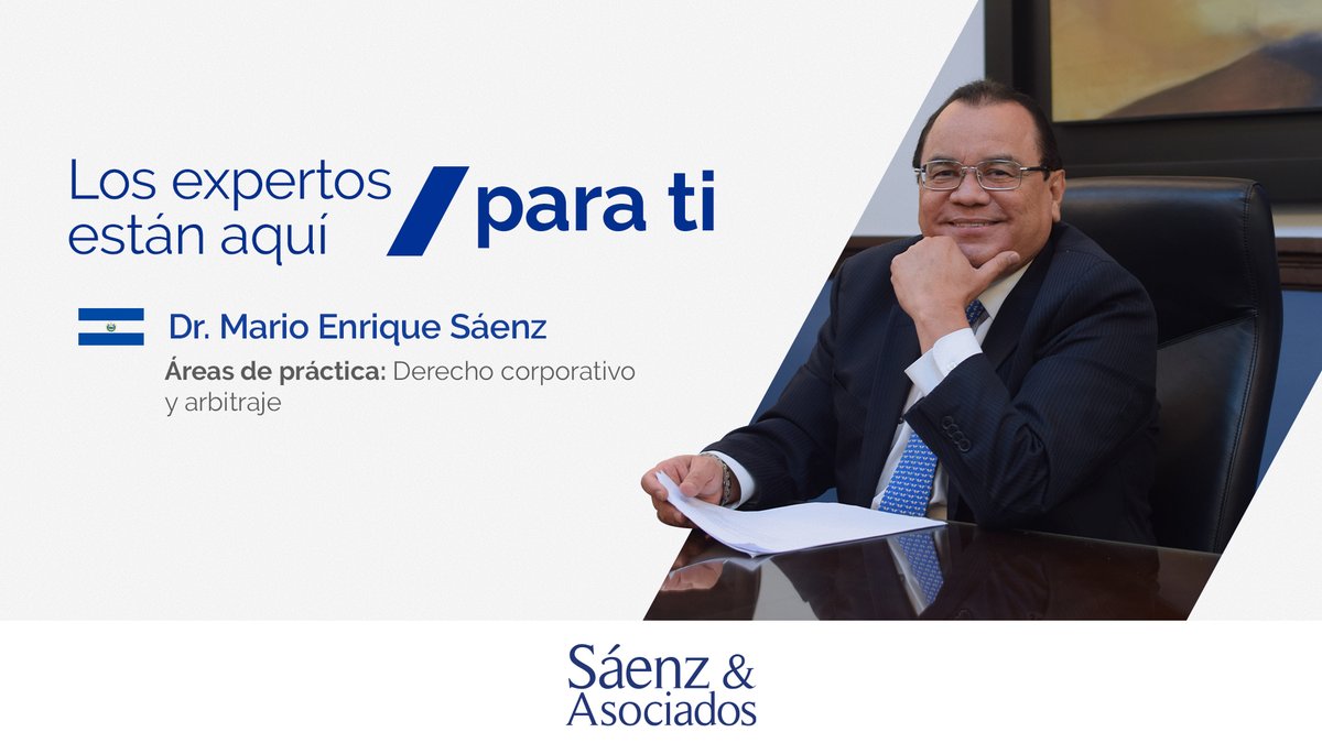 Mario Enrique Sáenz se destaca por su capacidad para encontrar soluciones innovadoras tanto en derechos corporativos como en arbitraje.

Asesórate con los expertos y descubre cómo puedes llevar a tu empresa al siguiente nivel con #SáenzYAsociados

#EstamosAquíParaTi