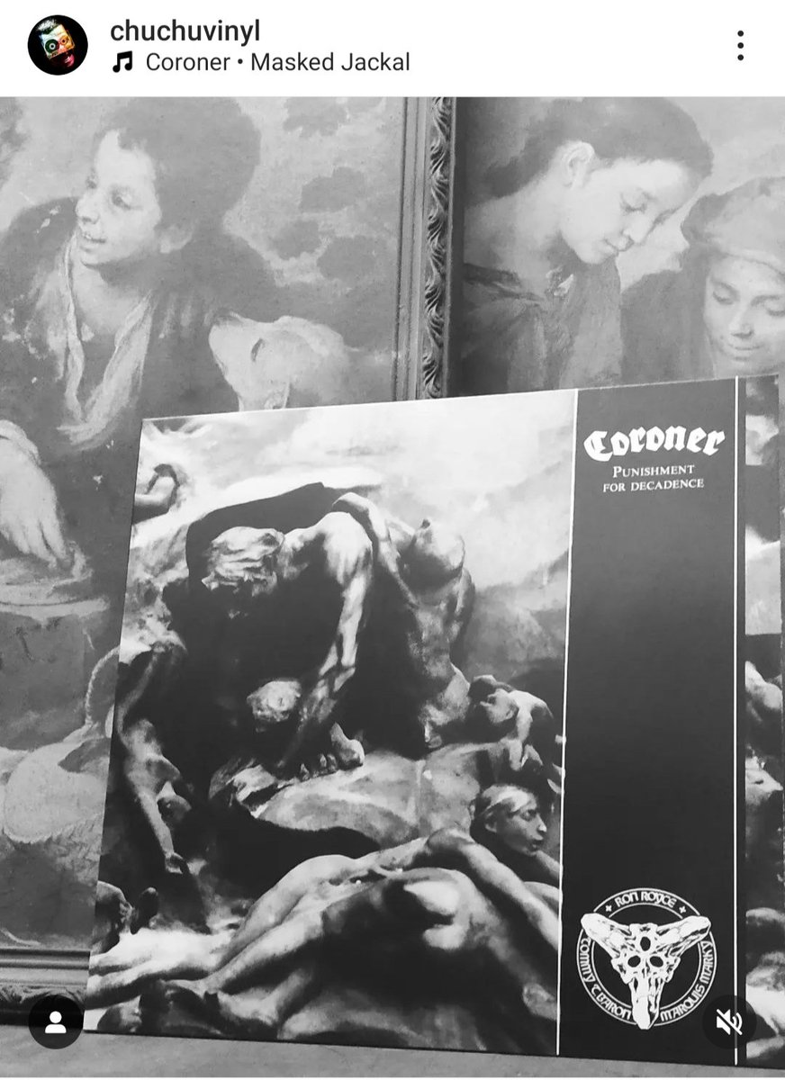 drrockradio's tweet photo. Punishment for Decadence es el segundo álbum de la banda suiza  Coroner, lanzado el 1 de agosto de 1988. https://t.co/jQhzmsCKqb