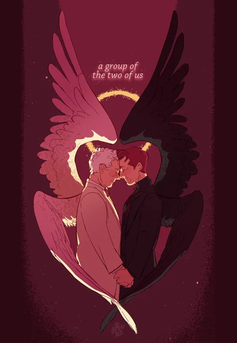 a group of the two of us  #goodomens