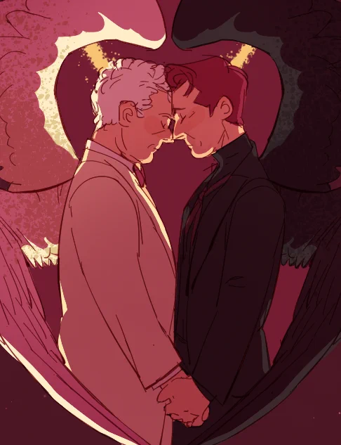 a group of the two of us  #goodomens