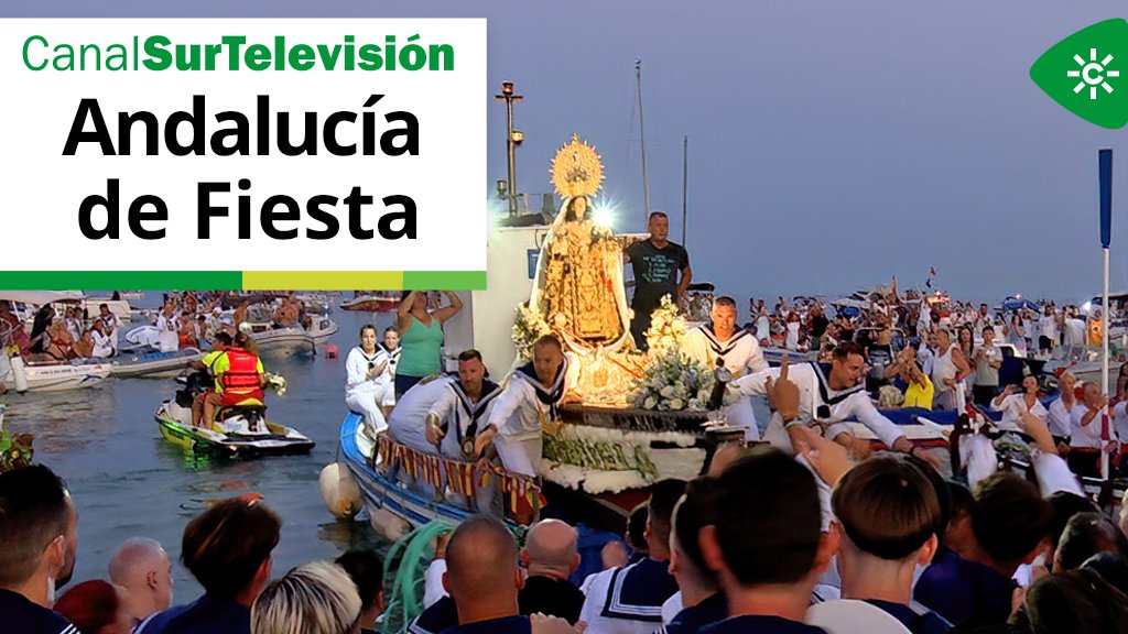 canalsur's tweet photo. 🔴En breve, comienza @AndaluciaDFiest
🎊 El Guateque de 📍@AytoBonela
🛐 Feria de la Virgen del Carmen de 📍@aytocoriario y de 📍@Torremolinos_On
🐂 El Toro de Cuerda de 📍@grazalematuris
🧍♀️ @teresamartinb
⌚ 23:00
📲 #ADFiesta
🔘 En directo 👉🏻 https://t.co/Aso0PCTaec https://t.co/pvw0uEsb4y