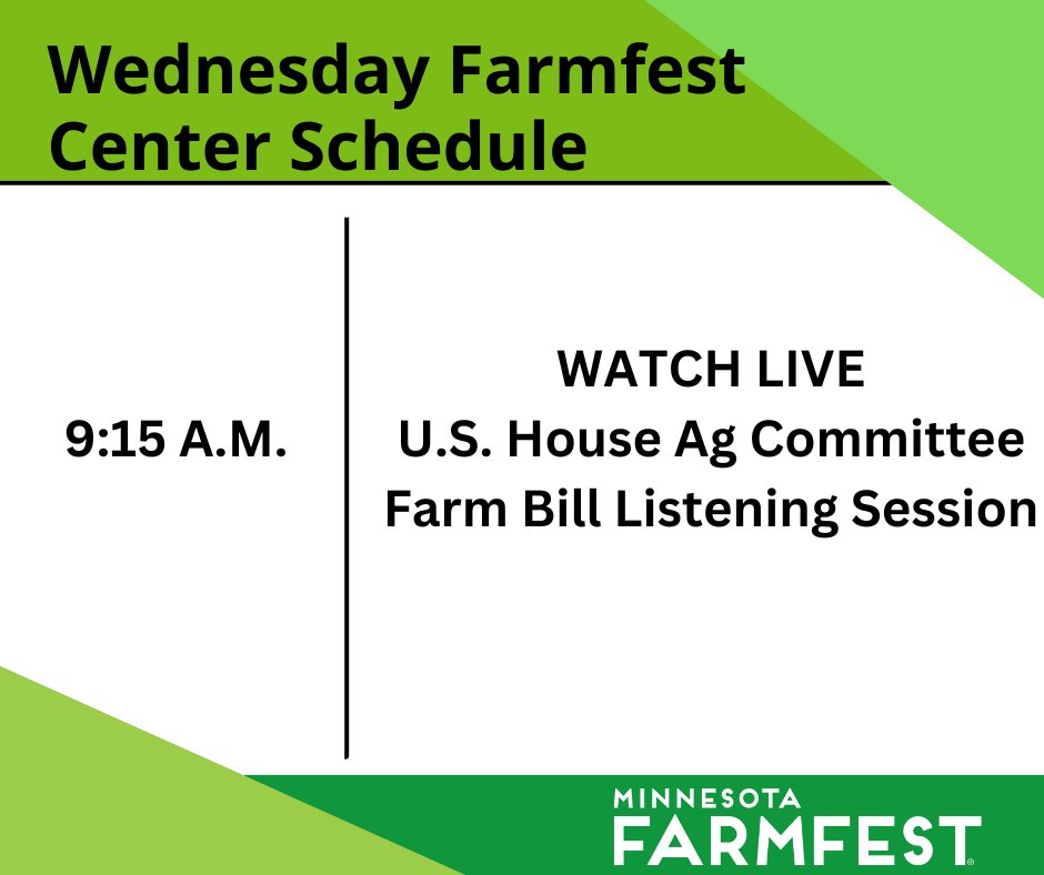 Minnesota Farmfest tweet media