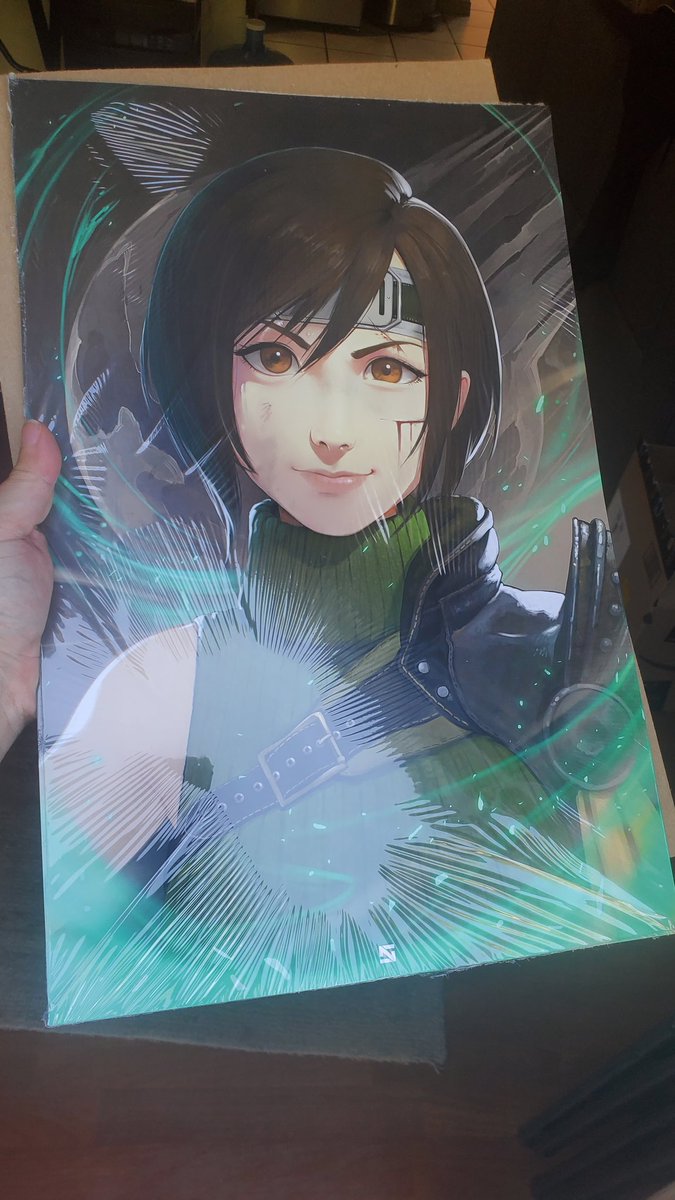 ユフィ・キサラギ(ff7) 「New prints are in! Pretty happy with how」|NikuSenpaiのイラスト