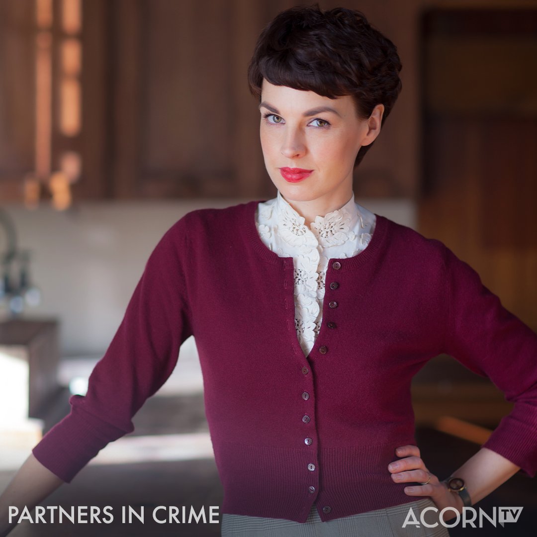AcornTV's tweet photo. Jessica Raine and David Walliams star in this delightful adaptation of Agatha Christie's Tommy and Tuppence mysteries. Set in Cold War Britain, the couple finds themselves embroiled in a series of mysteries and espionage plots. https://t.co/UmWJfWYZtd