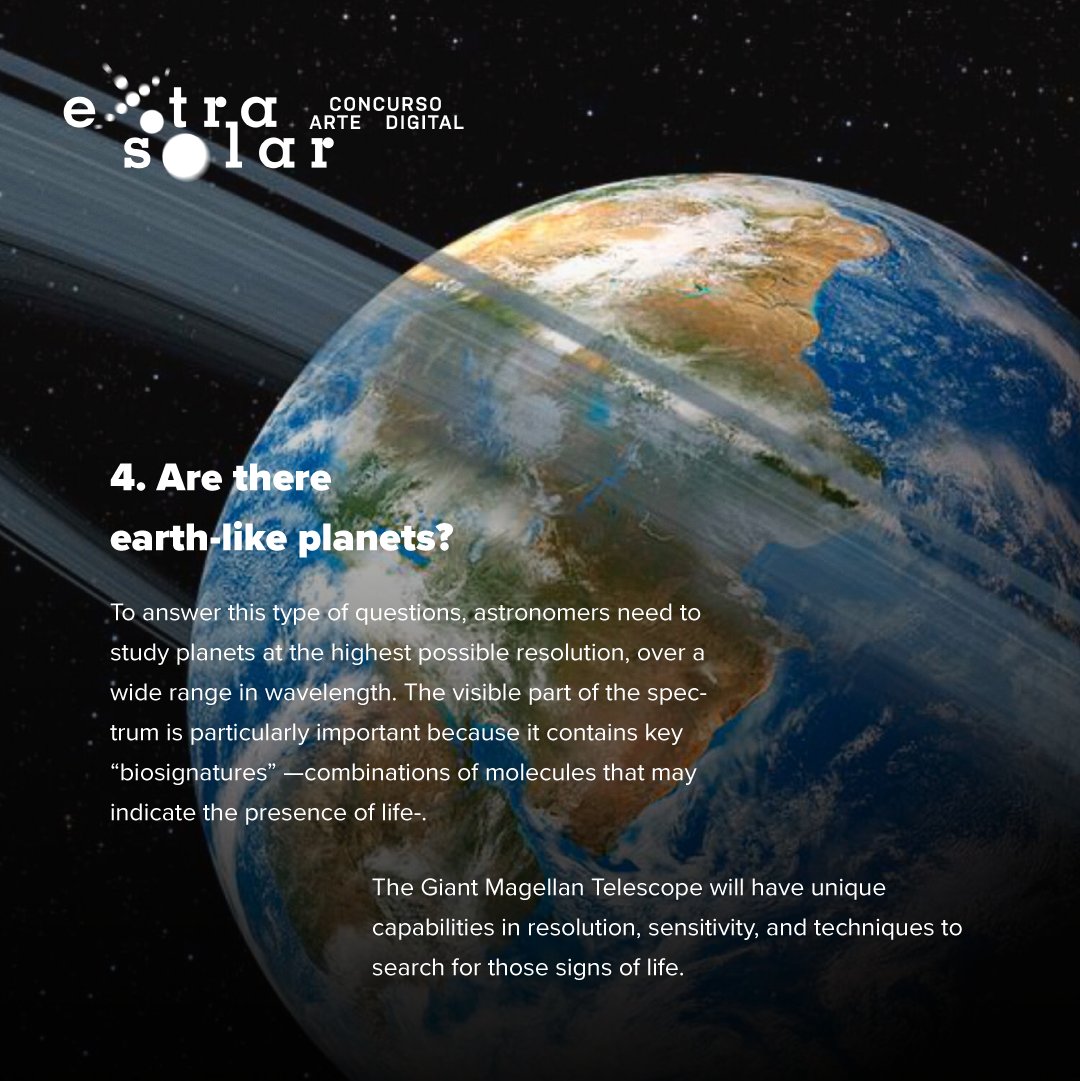 Did you know that the first confirmed exoplanet detection took place just ~30 years ago? Submit your digital creations of exoplanets at extrasolar.cl. Participate now through August 7 for a chance to win up to $5 million pesos.