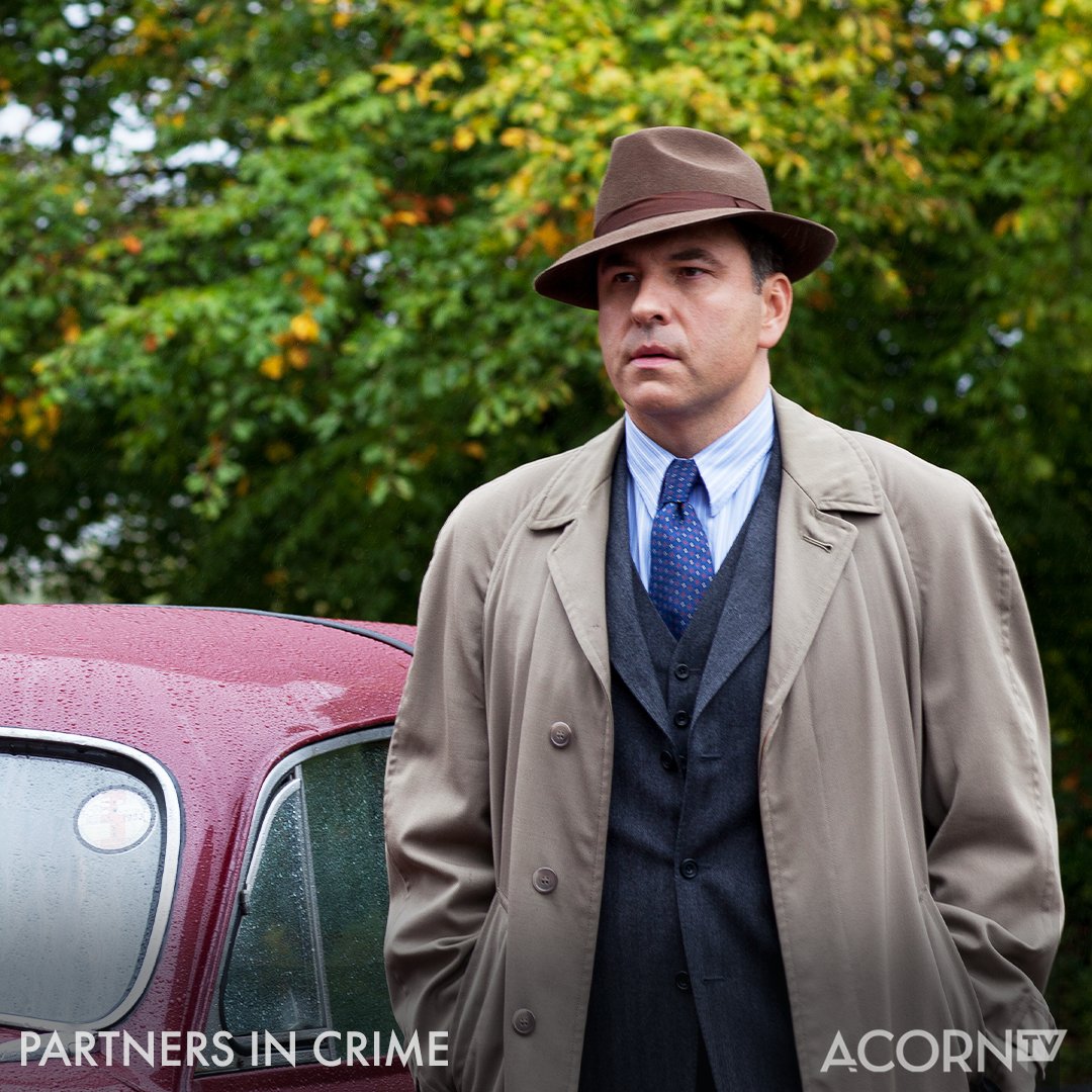 AcornTV's tweet photo. Jessica Raine and David Walliams star in this delightful adaptation of Agatha Christie's Tommy and Tuppence mysteries. Set in Cold War Britain, the couple finds themselves embroiled in a series of mysteries and espionage plots. https://t.co/UmWJfWYZtd