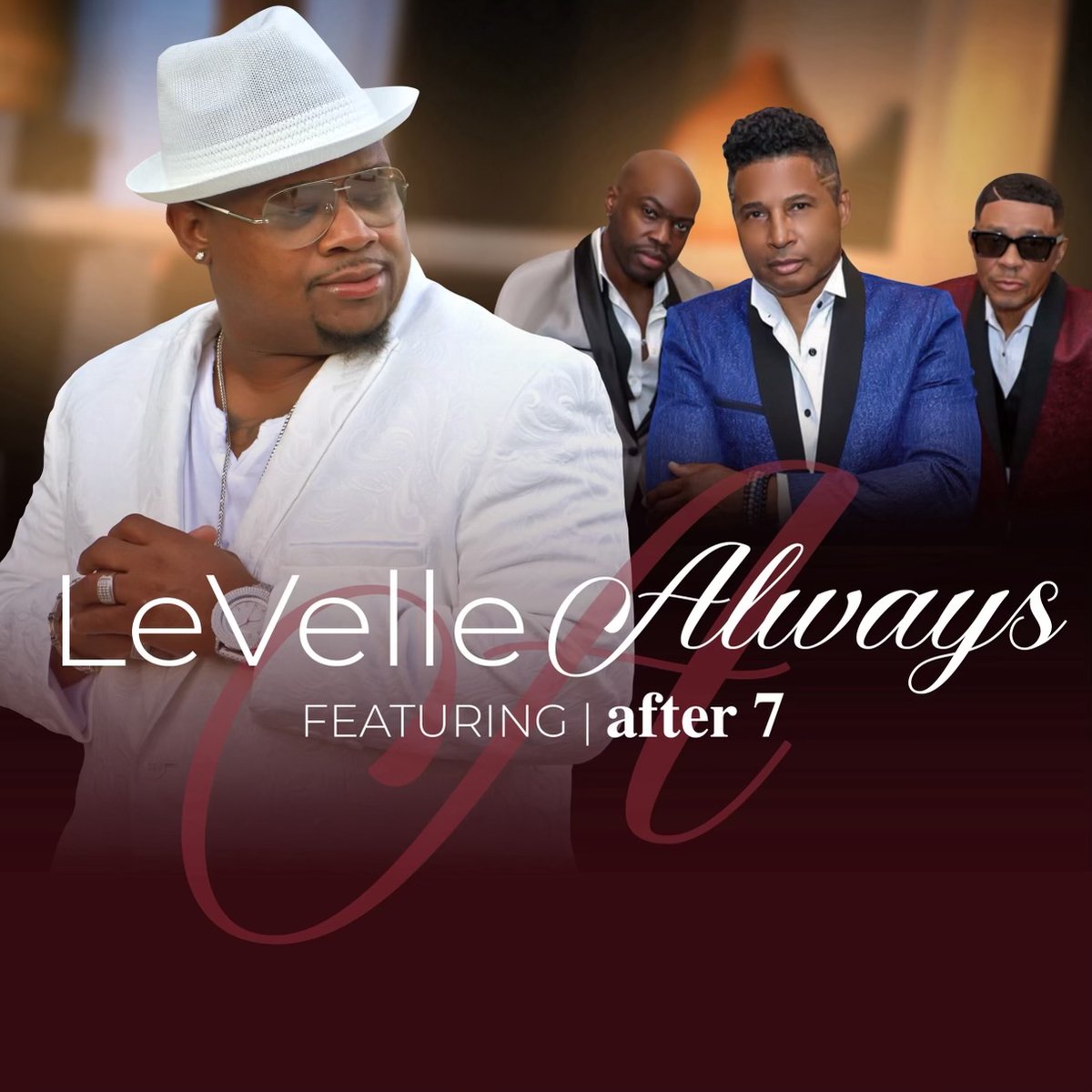After7Music's tweet photo. LeVelle “ALWAYS” the brand new Single featuring After 7 now out on radio. This is classic R&B in its purest form. Put it on repeat and request it on Radio. #levelle #levellebkc #after7 #after7music #randb #randbmusic #newmusic #radio #charting #goodmusic #vibes #request https://t.co/WfwGeH35Kd