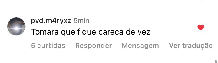 esse comentário me pegou.