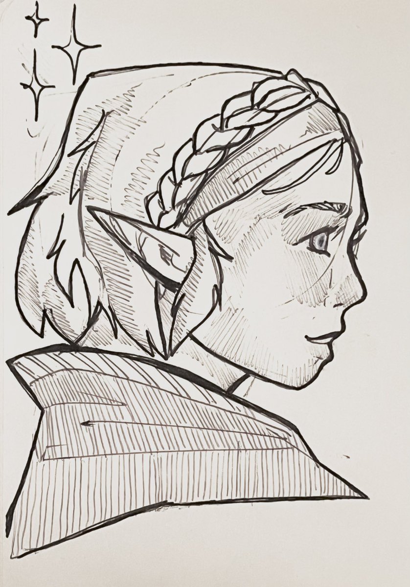 vennbeey's tweet photo. Zelda sketch! (My art style is so inconsistent, but it’s all good ✨✨)

#zeldafanart #Zelda #totk #TearsOfTheKingdom #TheLegendOfZelda https://t.co/0iDYWy2MWZ