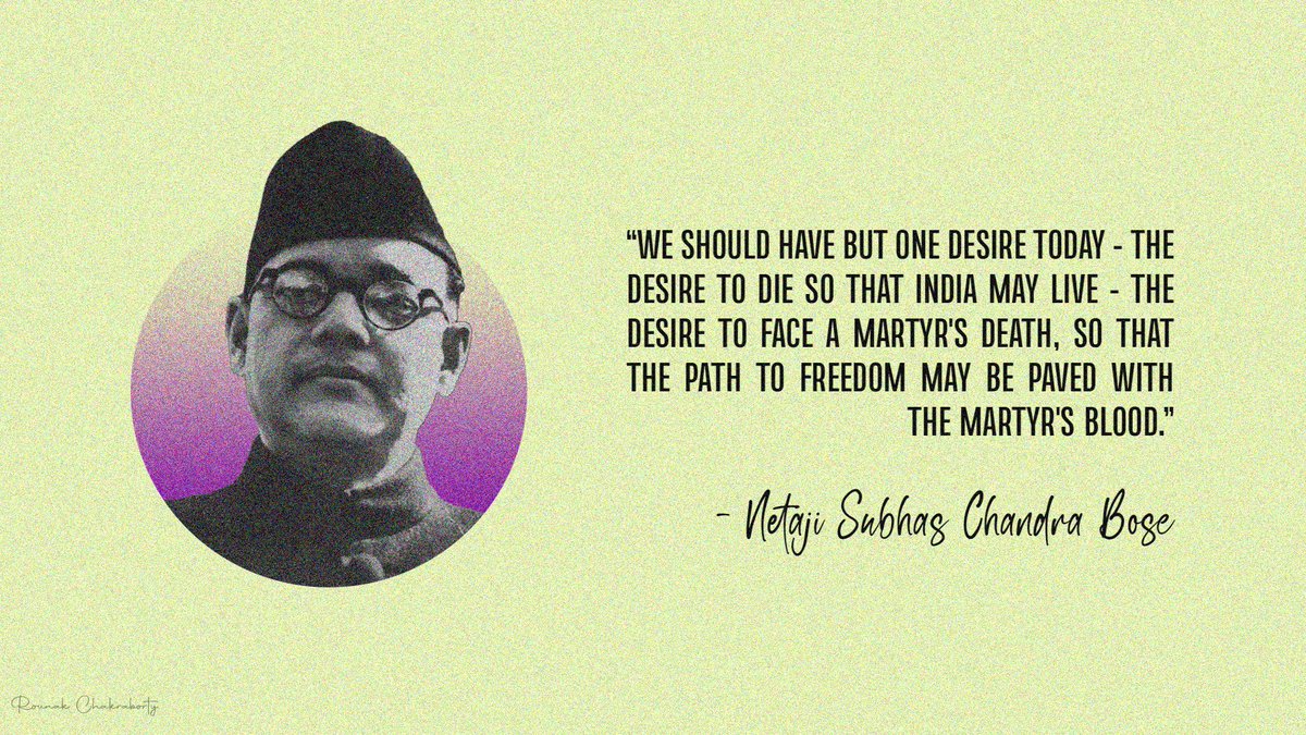 emrounak's tweet photo. #NetajiSubhasChandraBose
#IndianNationalArmy https://t.co/1OZC8A6iG6