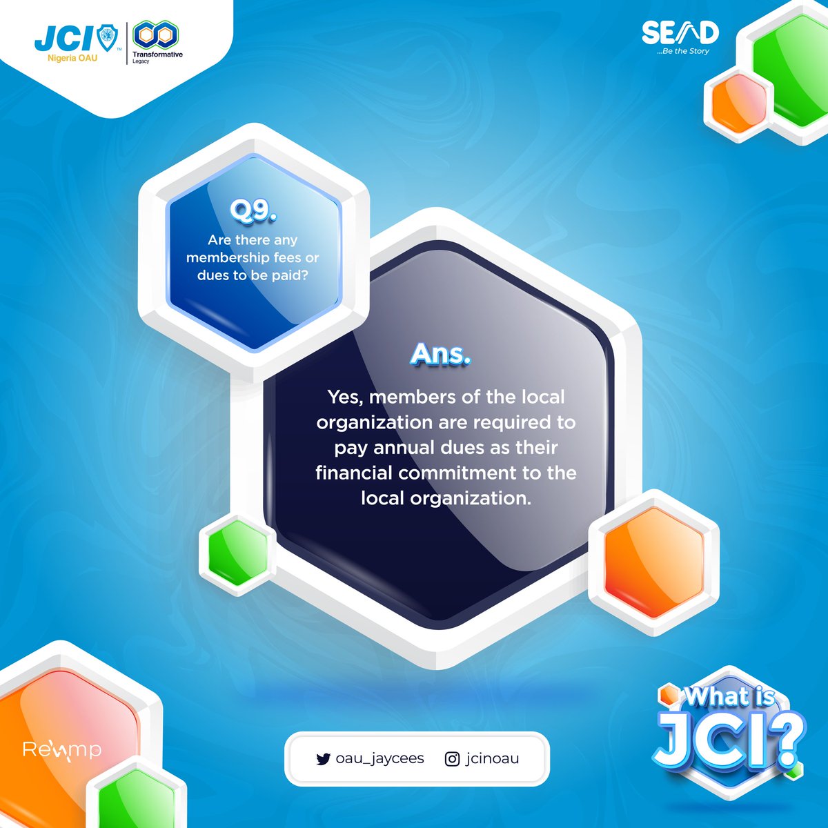 jcinoau's tweet photo. DAY 09
Q9.
#JCINigeria
#JCINOAU
#SEnD
#TransformativeLegacy
#BeTheStory
#ItStartsWithYou
#whatisJCI? https://t.co/CrnYYTeaY4