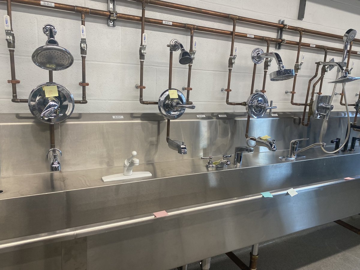 CPSCareerReady's tweet photo. Learning about careers in plumbing at #Local130! Can’t wait to start our bridge program for @ChiPubSchools!!! @cswir @PedroCPSCEO @IvanHansen2 https://t.co/BEWDINlILo