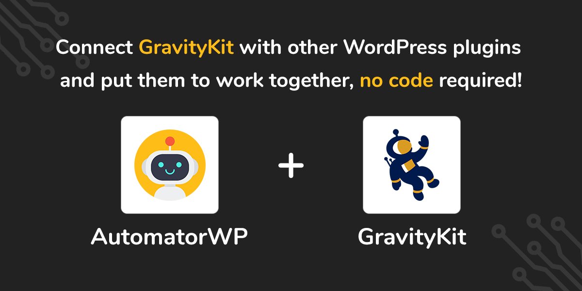 AutomatorWP's tweet photo. Connect @GravityView & your #WordPress plugins with #NoCode like:
- Form entry approved > Add to @MailerLite
- Form entry disapproved > Add post card through #Blockli
- Form entry approved > Activate #WPCode snippet
More info:π
https://t.co/z0Ssf3gLig
#automator #marketing #form https://t.co/EJhxGk9BZR