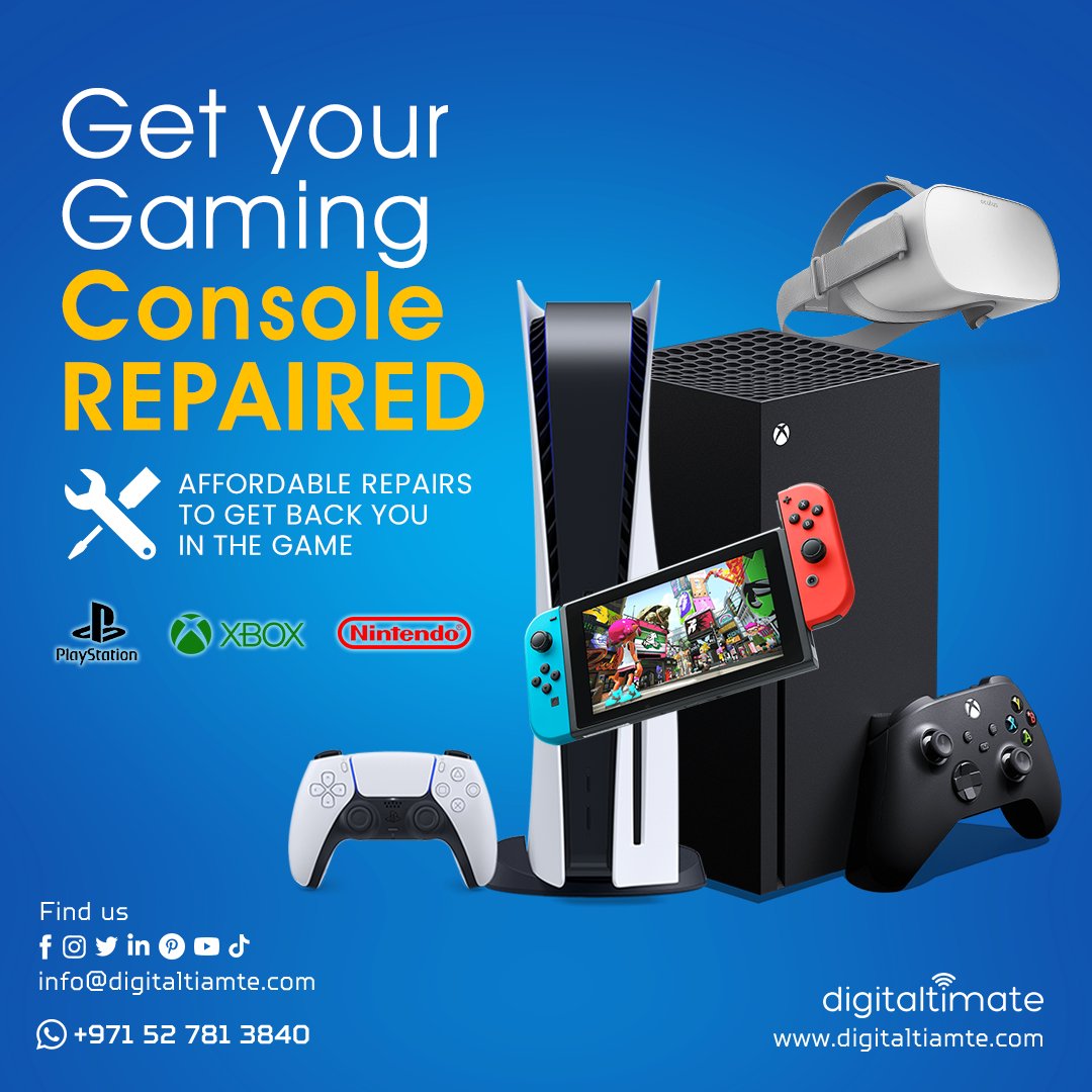 Get expert console repairing services for your gaming devices and consoles
#consolerepair #ps5repairs #xboxrepairs #nintendoswitch #xboxseriesxrepairs #ps4repair #xboxrepairs #oculusrepair #metaquestrepair #oculus #metaquest #ps5 #ps4 #xbox #repair #dubai #sharjah #abudhabi #UAE