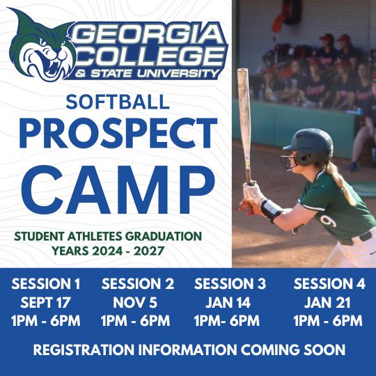 GCSU_Softball's tweet photo. The link to register for our September 17th prospect camp is up!! 👀⬇️

https://t.co/uheMXehgKX https://t.co/beK7ZppD6h