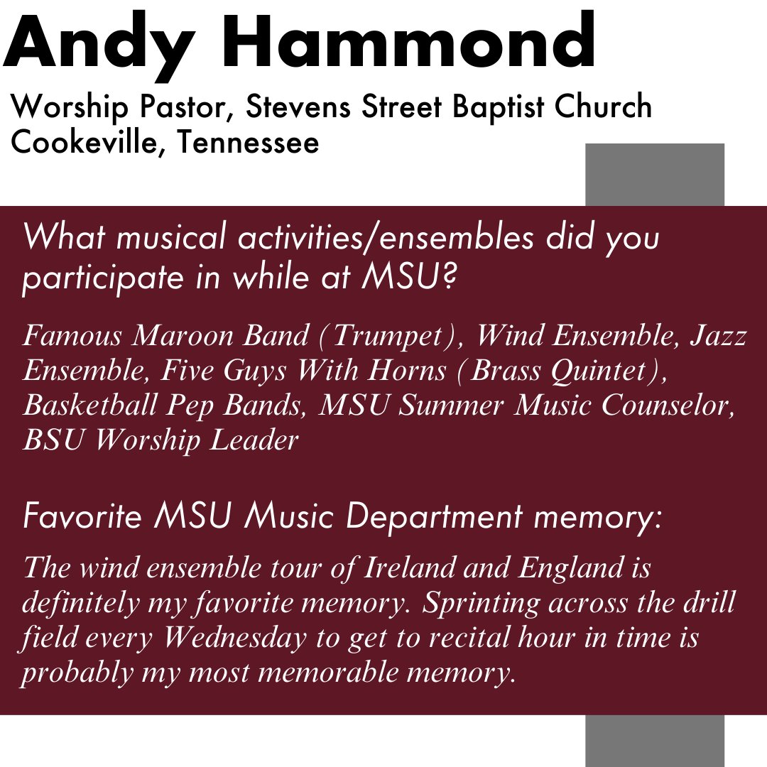 MSU Dept. of Music tweet media