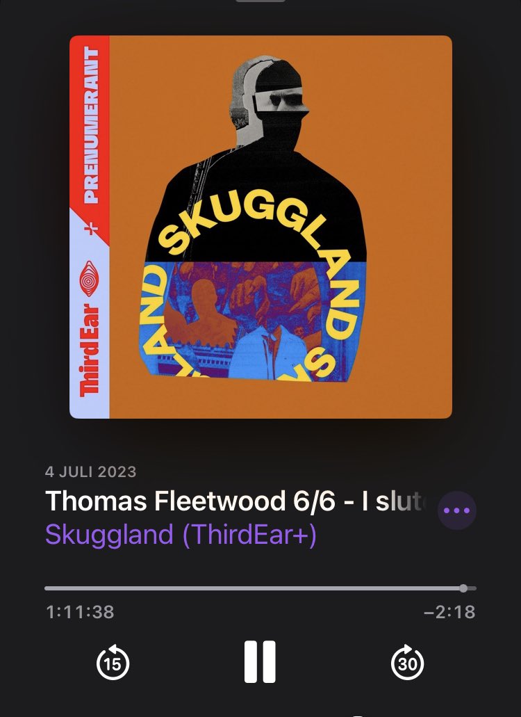 Dekallarmigline's tweet image. Pay it forward! Vilken fantastisk historia du levererar @anton_berg Jag kommer att berätta för alla jag känner att gå in och lyssna på Thomas öde och liv. Tack! #thomasfleetwood #thirdear #skuggland
