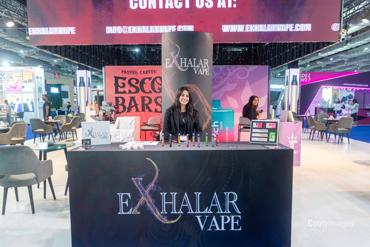 CootyEvents's tweet photo. Quality Service Is A Top Priority 🔝
Exhalar Vape booth - MEVS Expo 2023 
EIEC, Cairo - Egypt 8/7/2023
@exhalarvape
▪️Organized by: @cootyevents  @AhmedCootyDXB
▪️Photography: 📸 @CootyImages
 For business inquiries Whatsapp &amp; Call us on:
 🇪🇬 +201018000630 -
 🇦🇪 +971528272839 https://t.co/b8FP6DOGyH