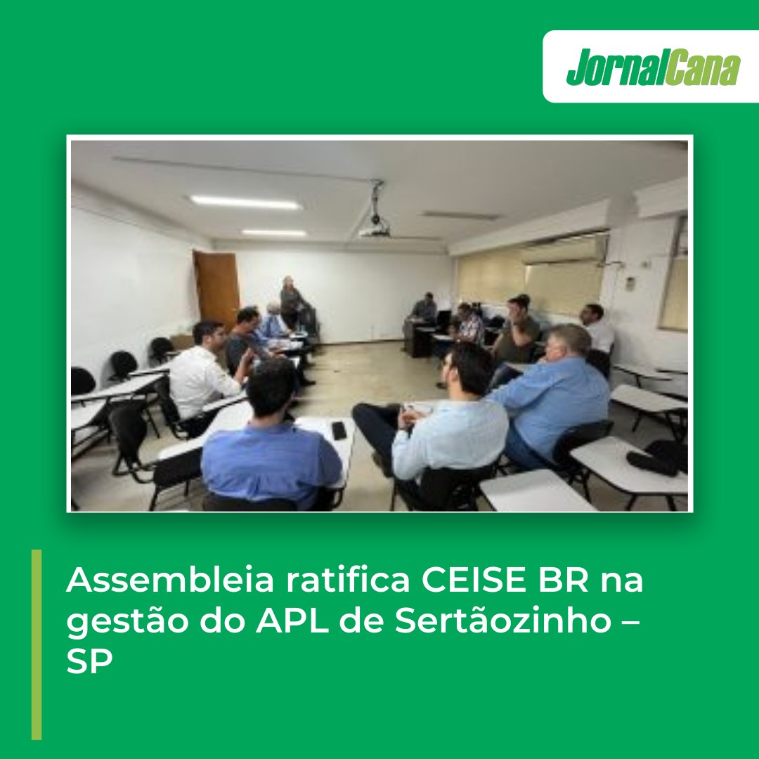 Assembleia ratifica CEISE BR na gestão do APL de Sertãozinho – SP

👉 mla.bs/4d13fac2

#assembleia #ratifica #gestão #jornalcana #cananews #noticiadodia #canadeacucar #procana