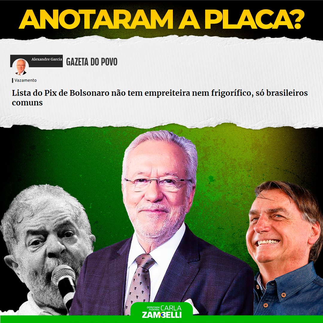 Que lapada do Alexandre Garcia! @alexandregarcia.br Leiam a matéria: gazetadopovo.com.br/vozes/alexandr…