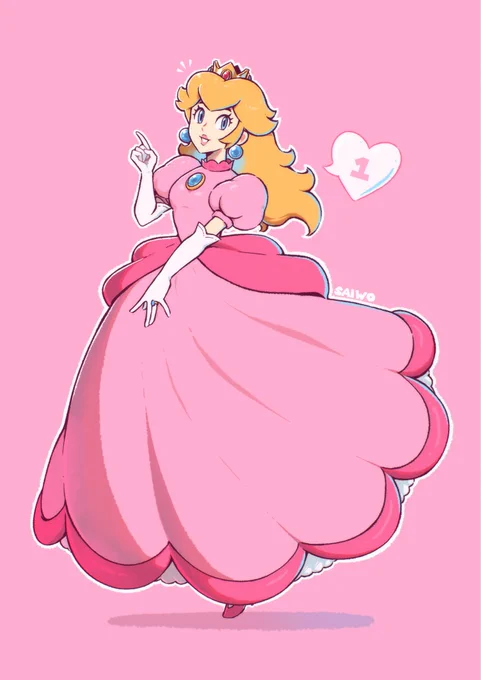 PEACH'S MONTH - DAY 1  Starting this challenge once again! Hope you like our princess in her recurrent Mario Games outfit  #PeachMonthSaiwo