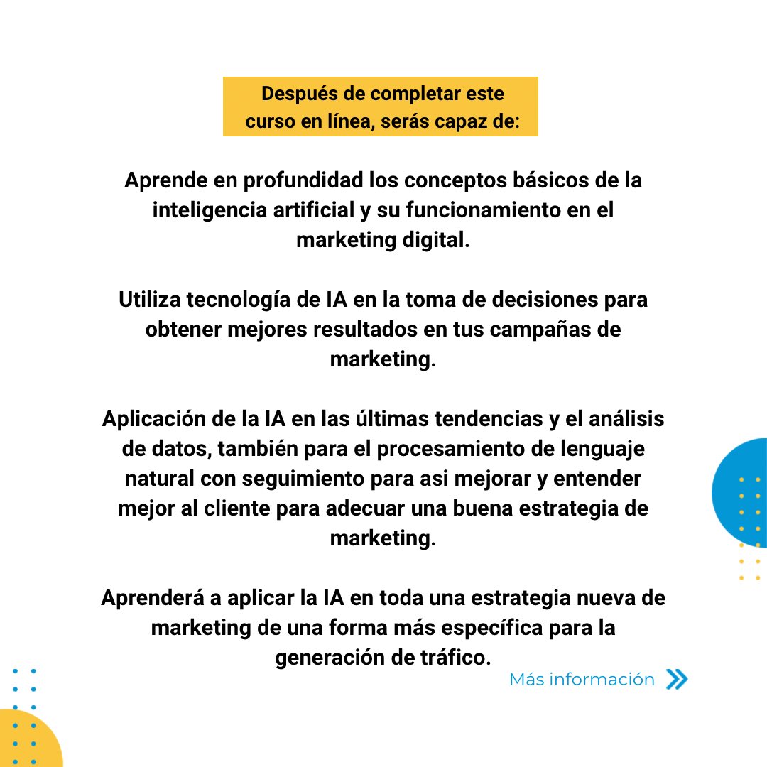 JCIPOP's tweet image. #ALERTAOPORTUNIDAD: ¡Es hora de liderar el campo de la IA! 📈🤖

La inteligencia artificial (IA) es una tecnología que está revolucionando, incluido el marketing.  Hemos unidos esfuerzos y junto a nuestros hermanos de credo y creamos un espacio de innovación y creatividad.